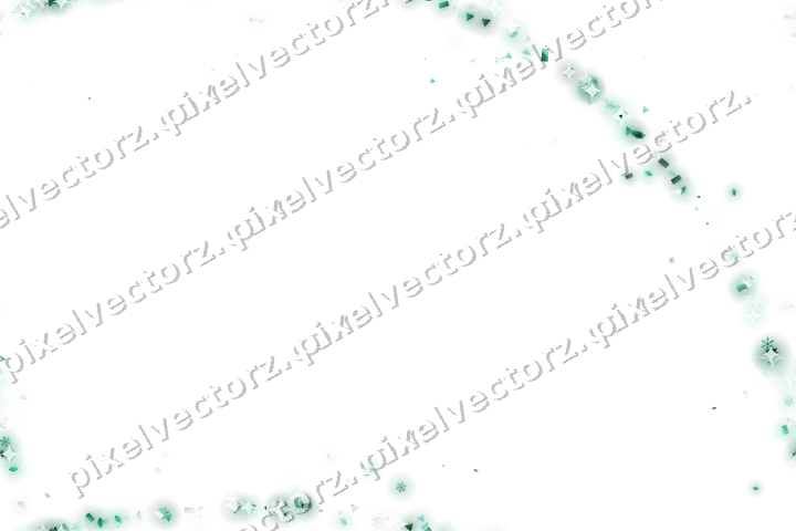 Nahtloser Glitzerbogen auf transparentem Grund