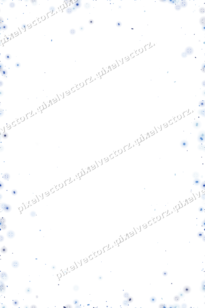 Nahtlose Glitzervignette in Blau und Türkis auf transparentem Grund