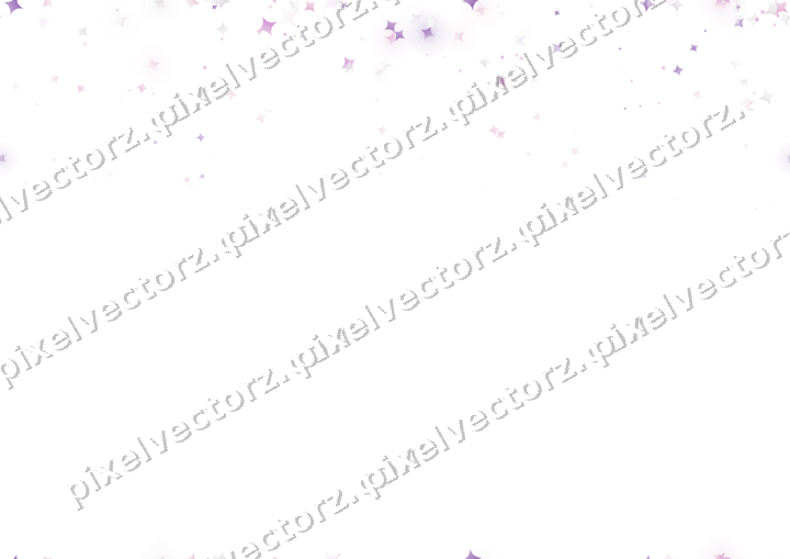 Nahtloser Glitzerregen aus Funken in Magenta auf transparentem Grund
