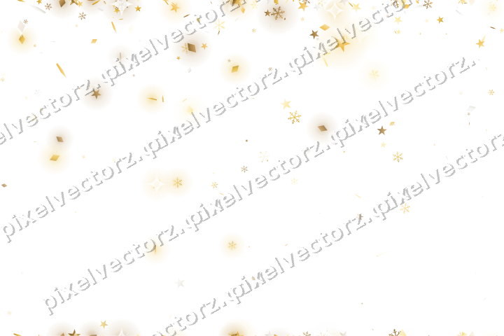 Nahtloser Glitzerregen auf transparentem Grund