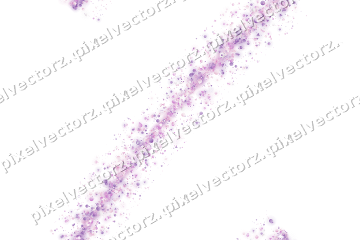 Nahtloser Glitzerbogen in Magenta und Violett auf transparentem Grund