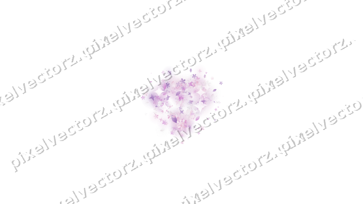Nahtloses Glitzerherz aus Sternen und Blüten auf transparentem Grund