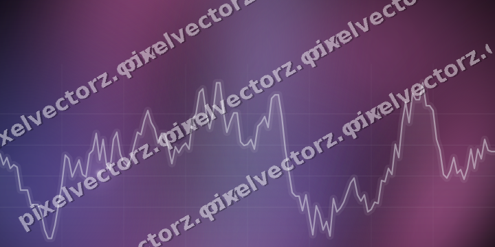 Leuchtender Neon Diagramm Hintergrund in Violett und Blau