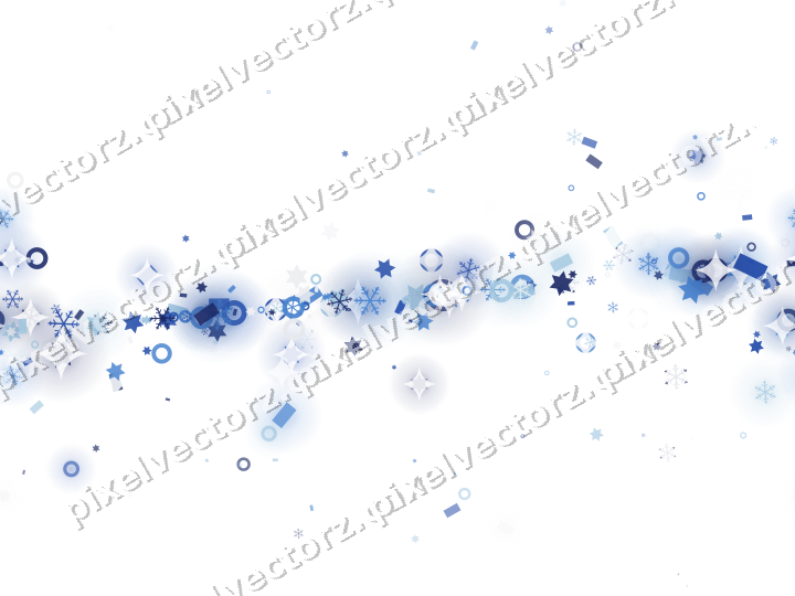 Nahtloses Glitzerband in Blau und Türkis auf transparentem Grund