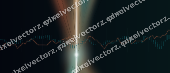 Leuchtender Neon Diagramm Hintergrund in Petrol und Orange