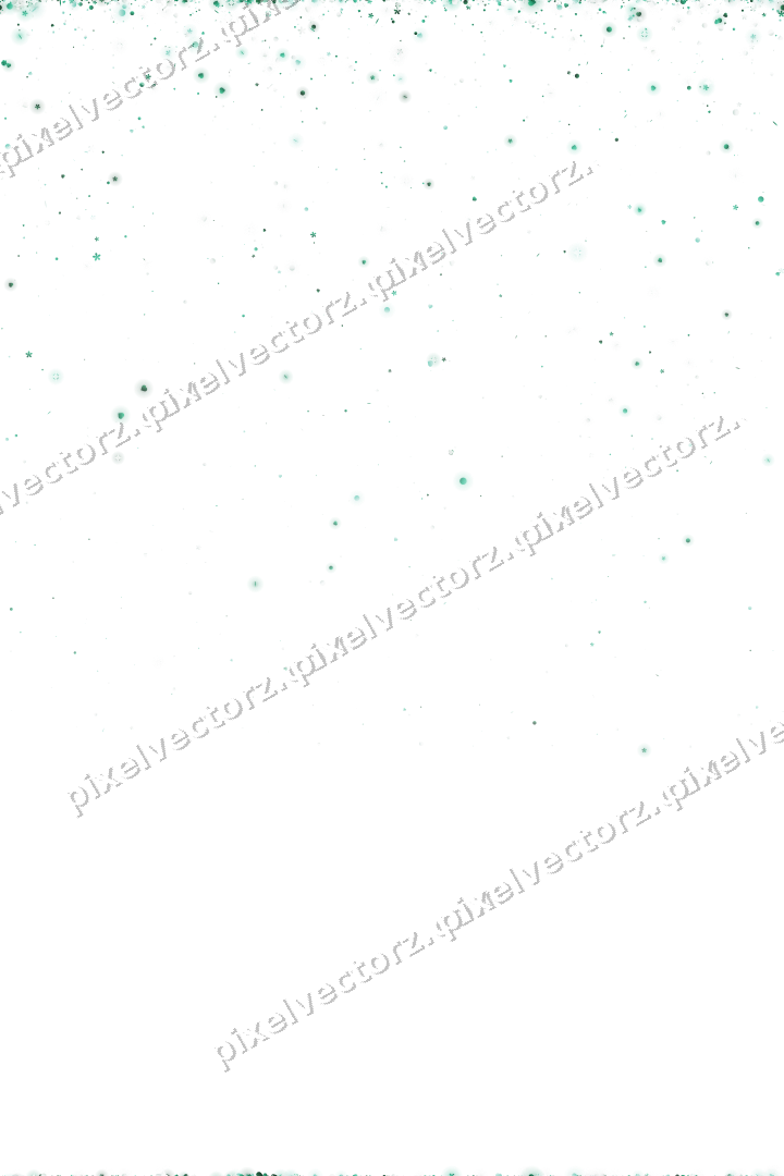 Nahtloser Glitzerregen aus Herzen und Blüten auf transparentem Grund