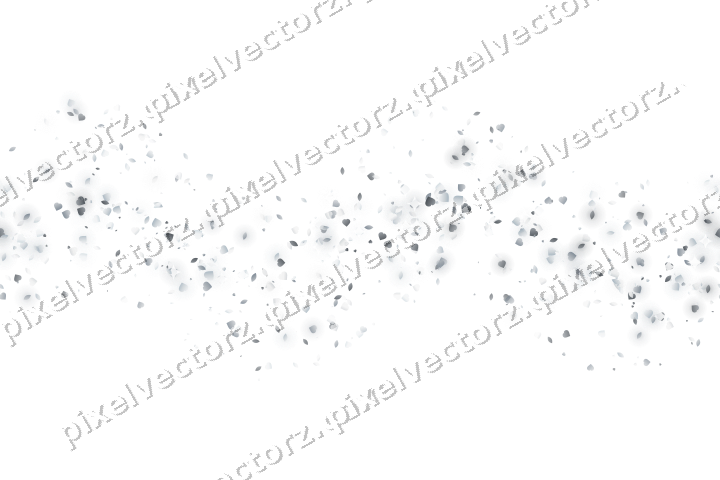 Nahtlose Glitzerwelle aus Herzen und Tropfen auf transparentem Grund