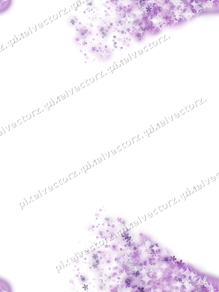 Nahtloser Glitzerfächer in Violett auf transparentem Grund