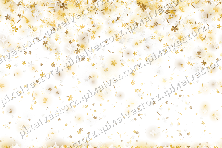 Nahtloser Glitzerregen auf transparentem Grund