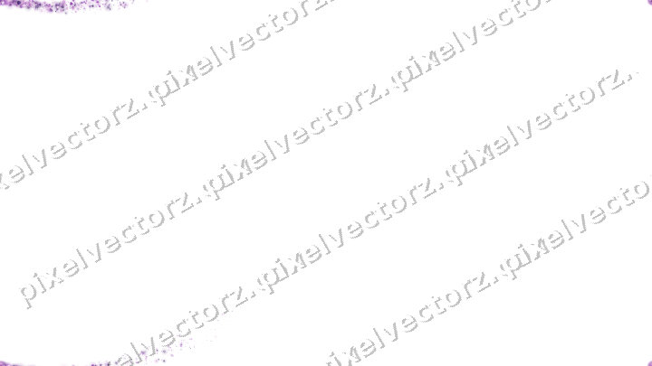 Nahtloser Sternenschweif in Violett auf transparentem Grund