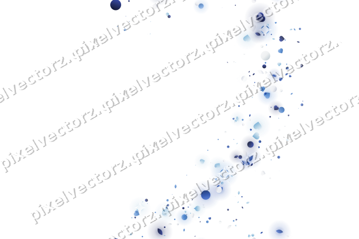 Nahtloser Glitzerbogen aus Herzen und Tropfen auf transparentem Grund