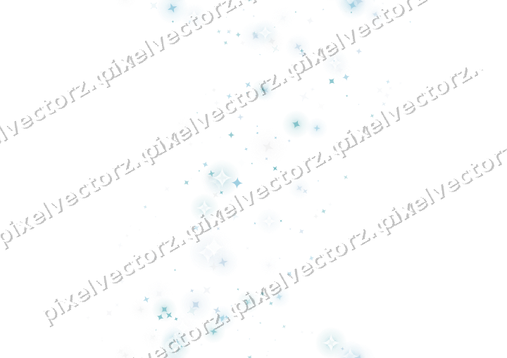 Nahtloses Glitzerband aus Sternen und Funken auf transparentem Grund
