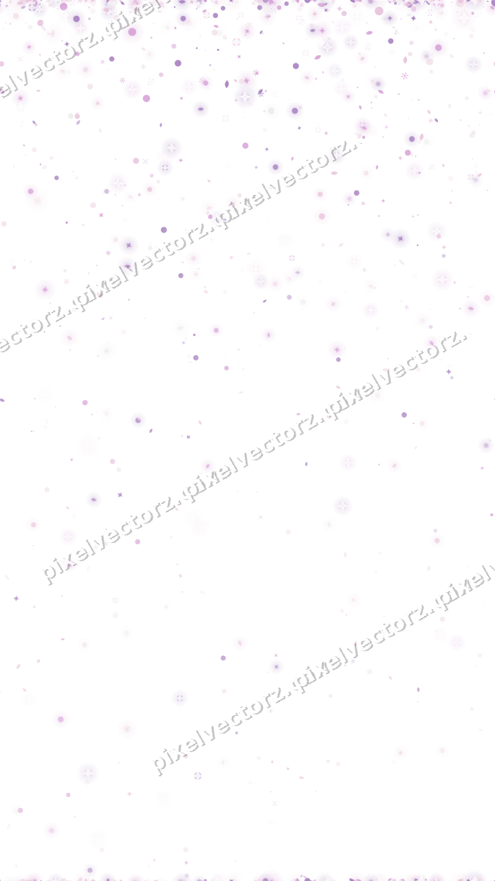 Nahtloser Glitzerregen in Magenta und Violett auf transparentem Grund