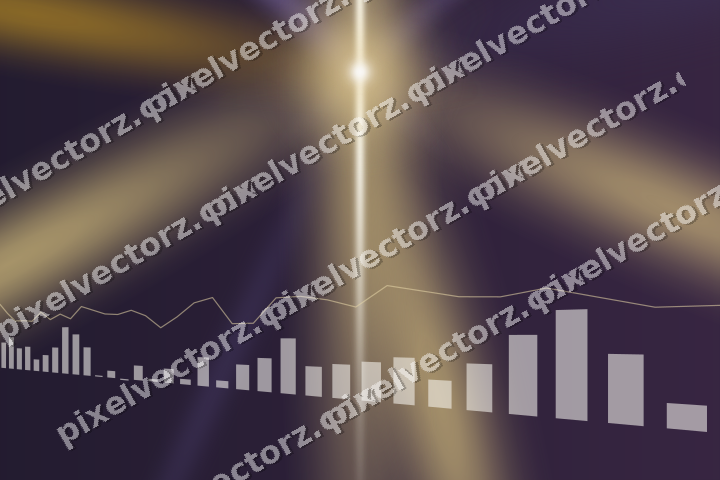 Leuchtender Neon Diagramm Hintergrund in Bernstein und Violett