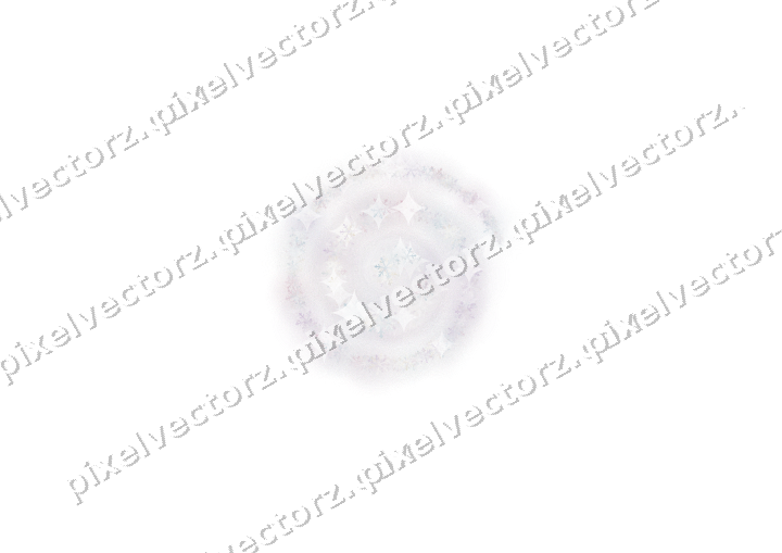 Nahtlose Glitzerspirale aus Schneeflocken auf transparentem Grund