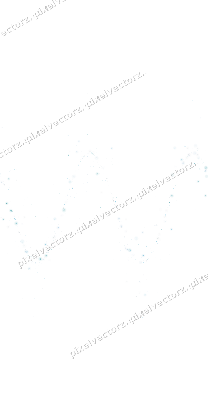 Nahtlose Glitzerwelle aus Konfetti in Türkis auf transparentem Grund