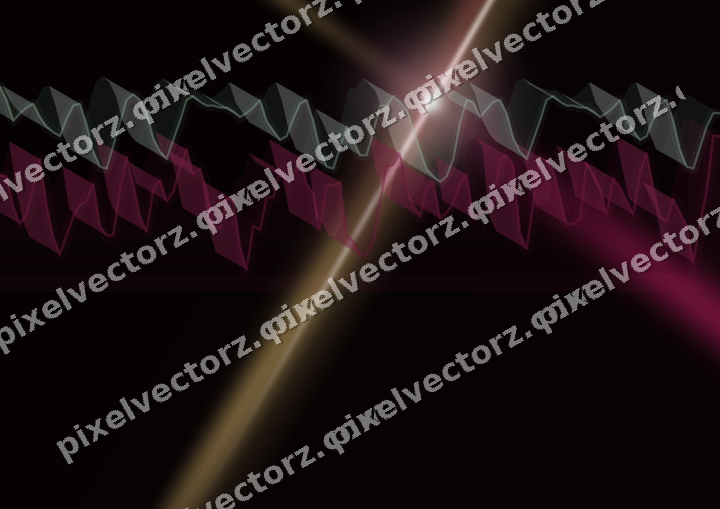 Leuchtender Neon Diagramm Hintergrund in Rosa und Grün