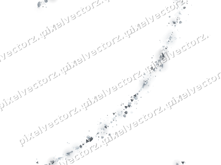Nahtloser Glitzerbogen in Blassblau auf transparentem Grund