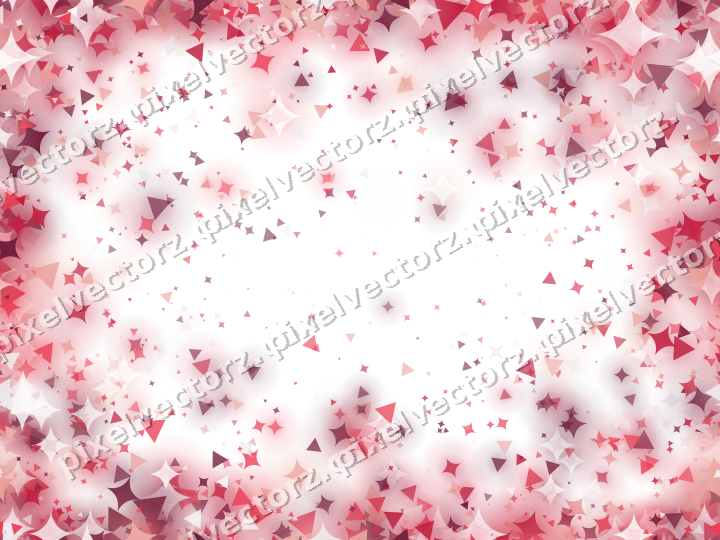 Nahtlose Glitzervignette in Rosa und Rot auf transparentem Grund