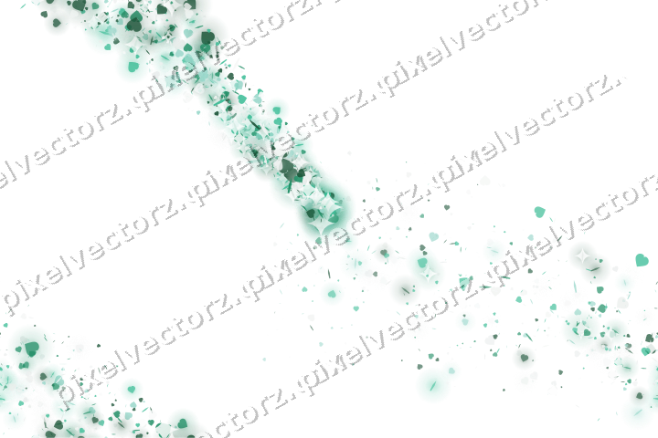 Nahtloser Sternenschweif auf transparentem Grund