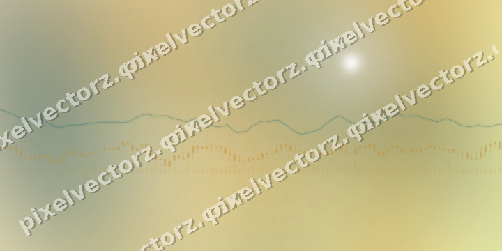 Zarter Pastell Diagramm Hintergrund in Bernstein und Dunkelpetrol