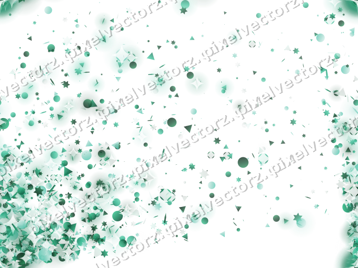 Nahtloser Glitzerfächer auf transparentem Grund