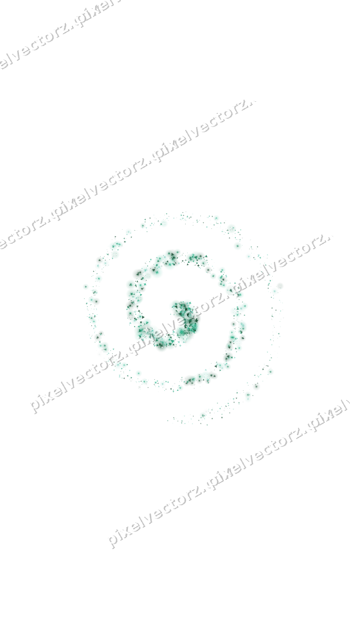 Nahtlose Glitzerspirale auf transparentem Grund