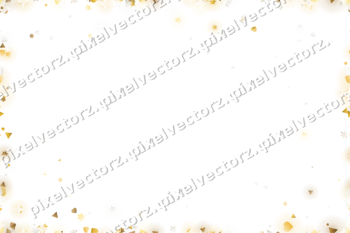 Nahtlose Glitzervignette auf transparentem Grund