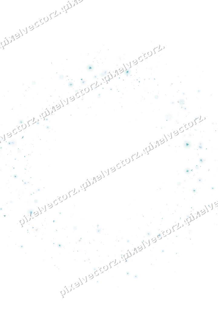 Nahtloser Glitzerkranz in Türkis und Blassblau auf transparentem Grund