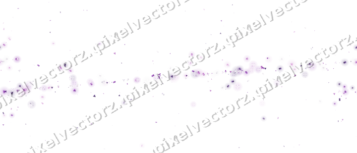 Nahtloses Glitzerband in Violett auf transparentem Grund
