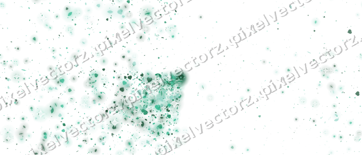 Nahtloser Glitzerfächer aus Herzen und Tropfen auf transparentem Grund