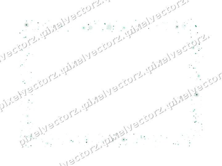 Nahtloser Glitzerrahmen aus Funken auf transparentem Grund
