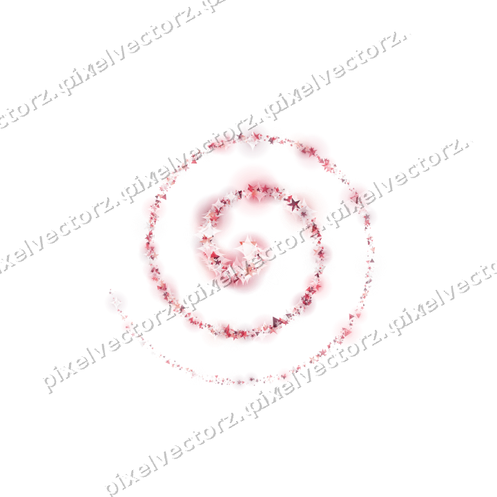 Nahtlose Glitzerspirale in Rosa und Rot auf transparentem Grund