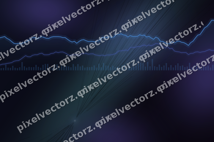 Leuchtender Neon Diagramm Hintergrund in Blau und Türkis