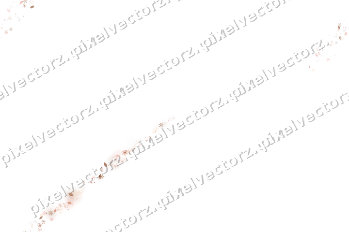 Nahtloser Sternenschweif in Orange und Rot auf transparentem Grund