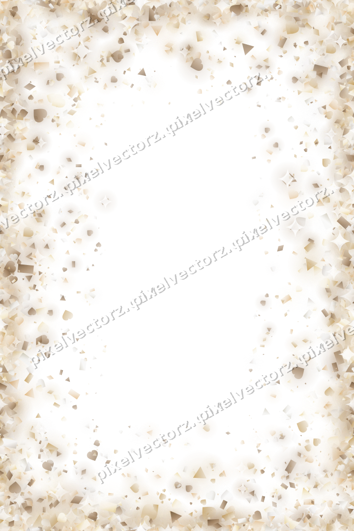 Nahtlose Glitzervignette aus Herzen und Rauten auf transparentem Grund
