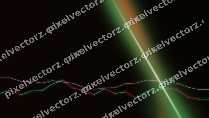 Leuchtender Neon Diagramm Hintergrund in Rot und Orange