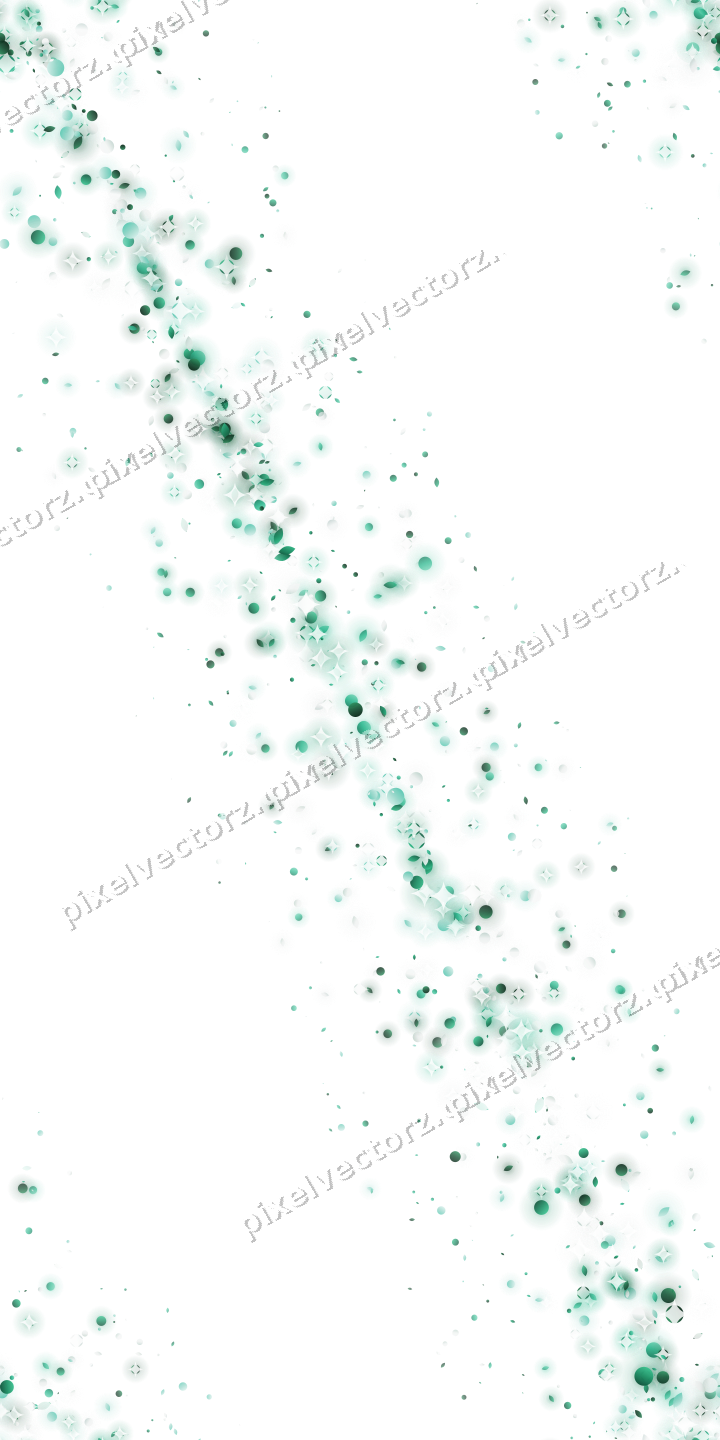 Nahtloses Glitzerband aus Tropfen und Punkten auf transparentem Grund