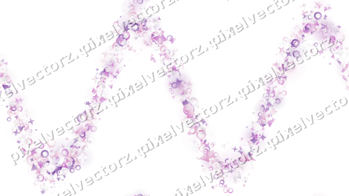 Nahtlose Glitzerwelle aus Sternen und Funken auf transparentem Grund