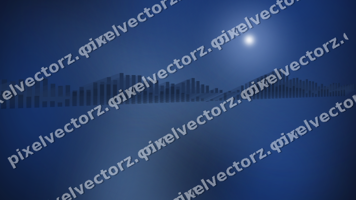 Leuchtender Neon Diagramm Hintergrund in Blau