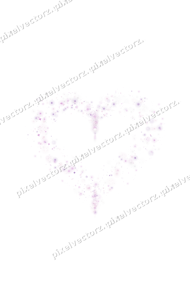 Nahtloses Glitzerherz in Magenta und Violett auf transparentem Grund