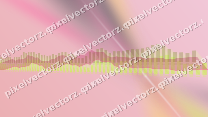 Zarter Pastell Diagramm Hintergrund in Limette und Bernstein