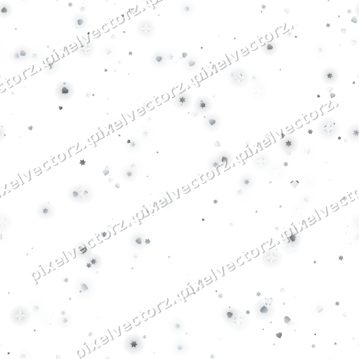 Nahtlose Glitzerstreuung in Blassblau auf transparentem Grund