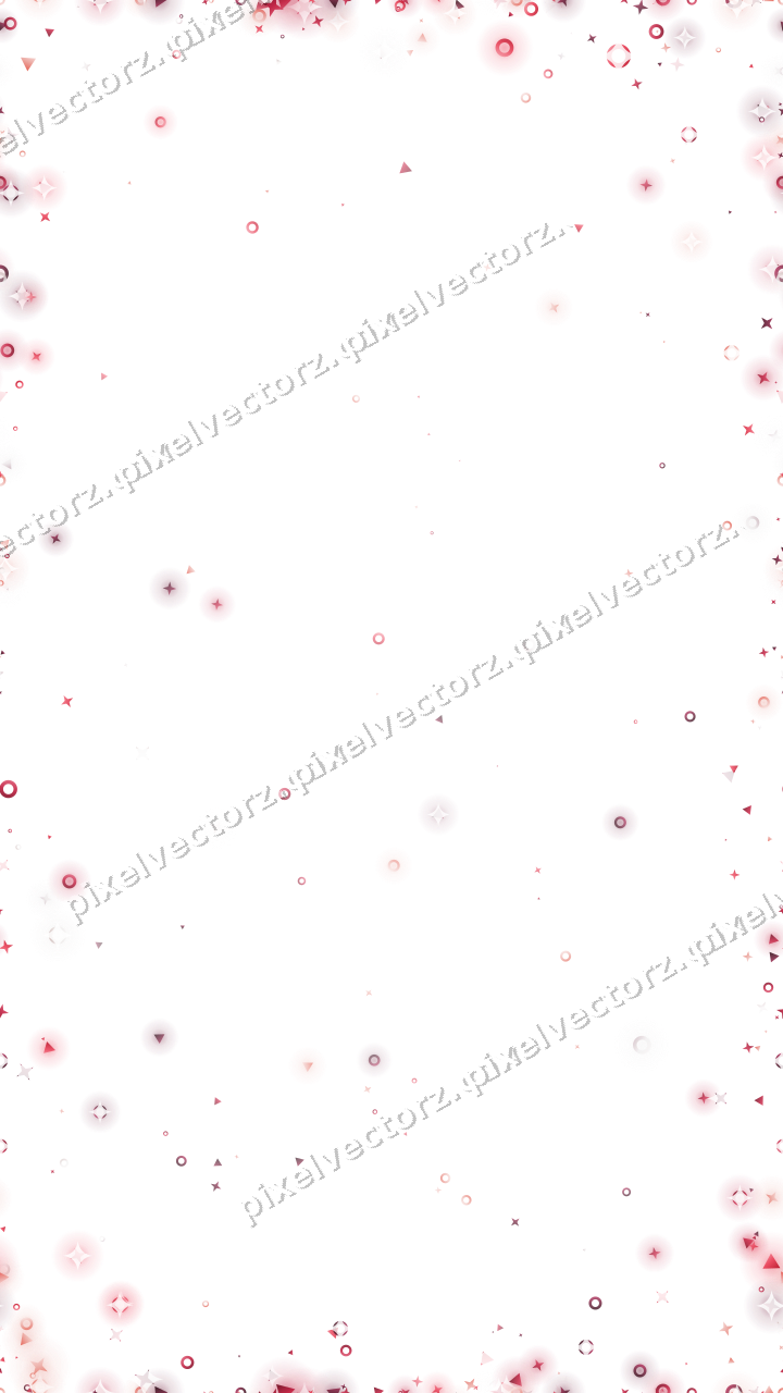 Nahtlose Glitzervignette in Rosa und Rot auf transparentem Grund