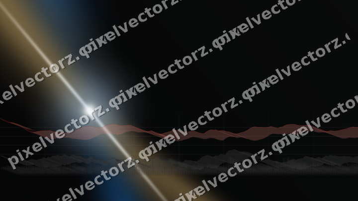 Leuchtender Neon Diagramm Hintergrund in Blau und Rot