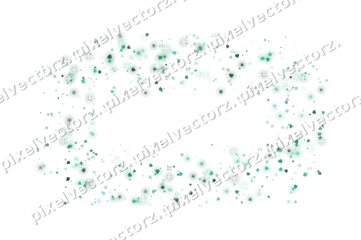 Nahtloser Glitzerrahmen auf transparentem Grund