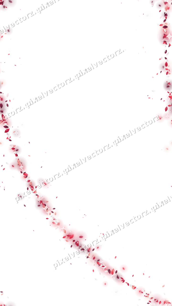 Nahtloser Glitzerbogen aus Tropfen in Rosa auf transparentem Grund