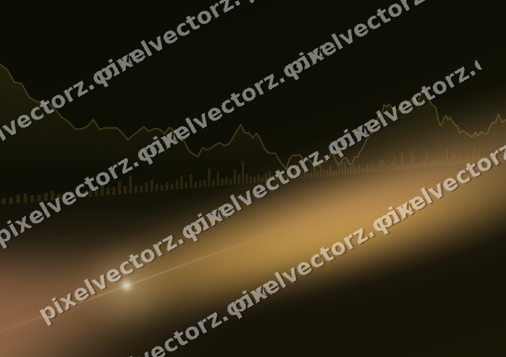 Leuchtender Neon Diagramm Hintergrund in Bernstein und Orange