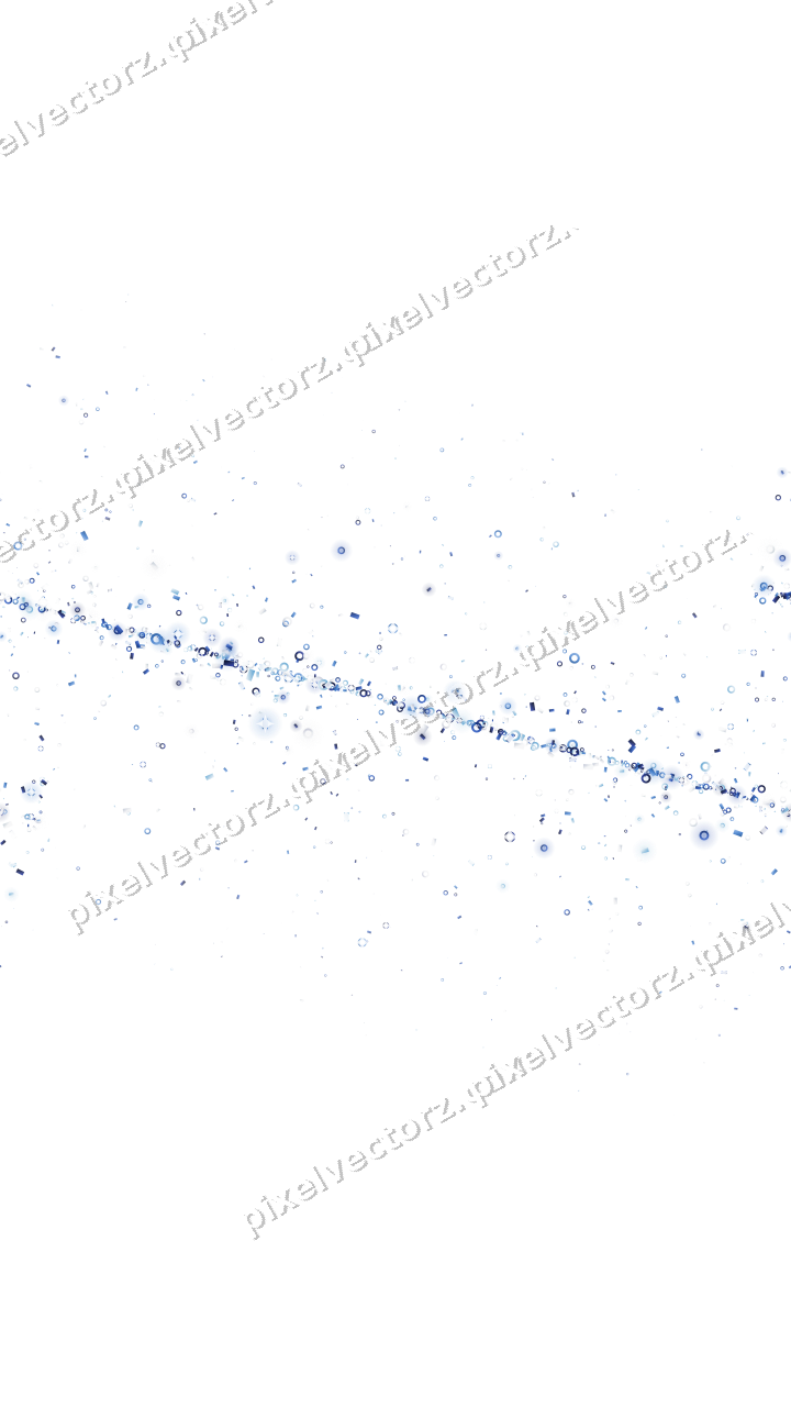 Nahtloses Glitzerband aus Ringen und Konfetti auf transparentem Grund