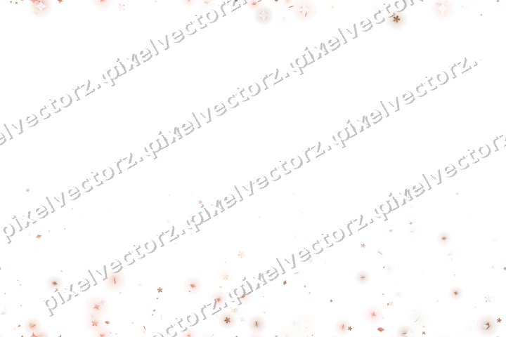 Nahtloser Randglitzer aus Funken und Blüten auf transparentem Grund